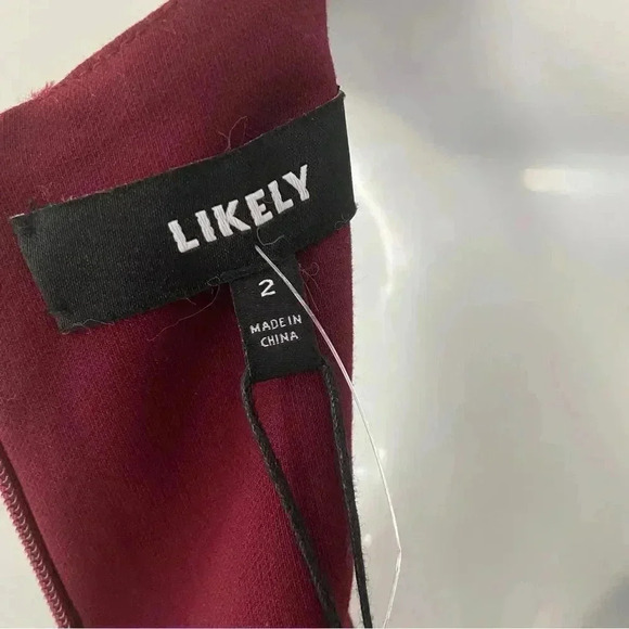 NWT Likely Dash Wide Leg Jumpsuit Rhubarb size 2 - Picture 10 of 10